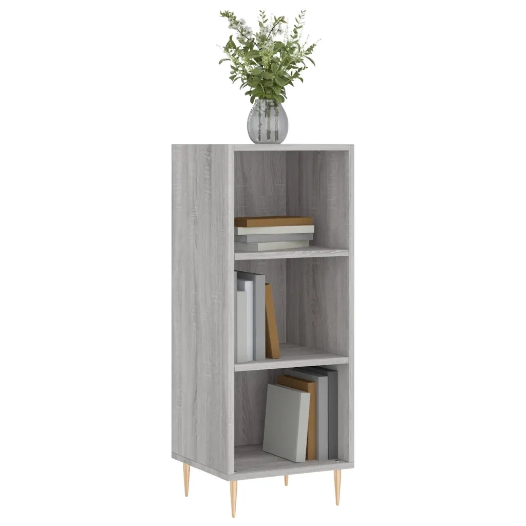 Credenza Grigio Sonoma 34,5x32,5x90 cm in Legno Multistrato 828722