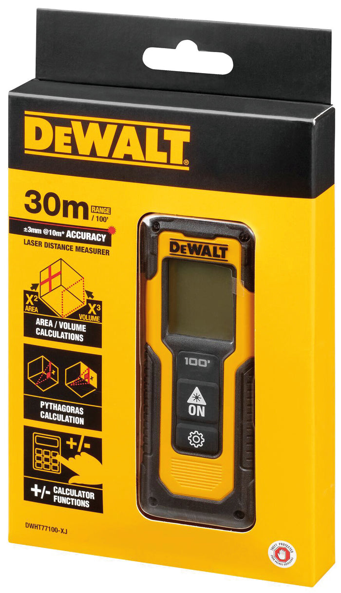 DeWalt RILEVATORE DI DISTANZE LASER DWHT77100-XJ mt. 30
