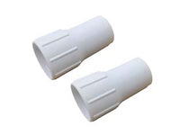 CONNETTORE TUBO ASPIRANTE CORRUGATO PER PISCINE- - mm.38 in confezione da pz.2 - 6 confezione AILANTO