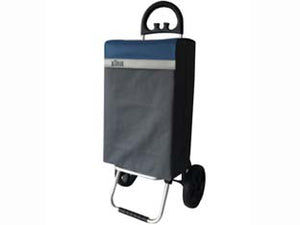 CARRELLO SPESA CHLOE ALLUMINIO- - cm.41x33x100h. - 1 pezzi XTRA