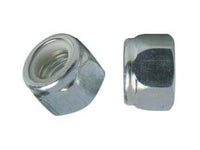 DADO AUTOBLOCCANTE ZINCATO IN BLISTER- - M 8 in blister pz.10 (A) - 5 blister AMBROVIT