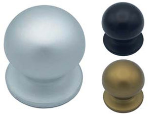 POMOLO PER PORTONCINO MOD.169- - ø mm.70 - finitura argento satinato - 1 pezzi SAGUATTI