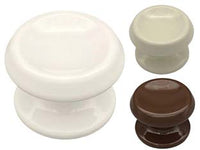 POMOLO PER PORTONCINO MOD.866- - ø mm.80 - finitura marrone RAL8017 - 1 pezzi SAGUATTI