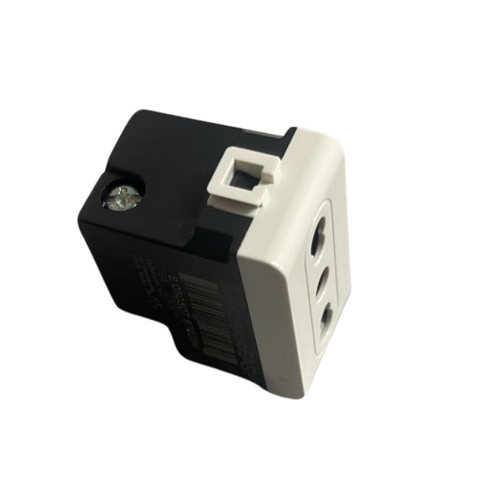 Biesse presa 2p+t 10/16a 250v bipasso compatibile matix am5180