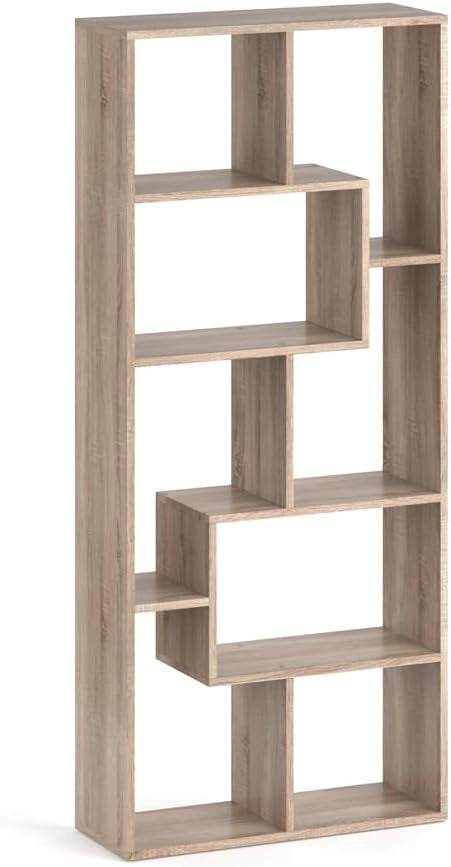 Divisorio per ambienti Noa, Sonoma, 160.6 x 67.2 cm, adatto come divisorio o libreria a forma di Z