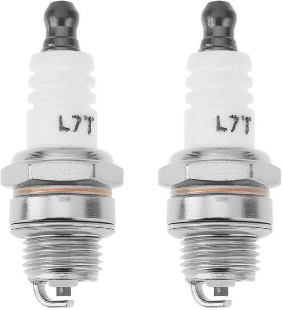 Bougie Vervanging 2 Stuks - Compatibile con BPM7RA - Numeri di Riferimento OEM 577484001/HQT-18 - Adatto per Motosega a Catena/Assegai - Facile da Installare - Materiale Resistente - Bougie Motore