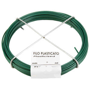 MATASSINA FILO PLASTICATO N. 8 D 1,6 MM 16 M VERDE- 30,0 pz