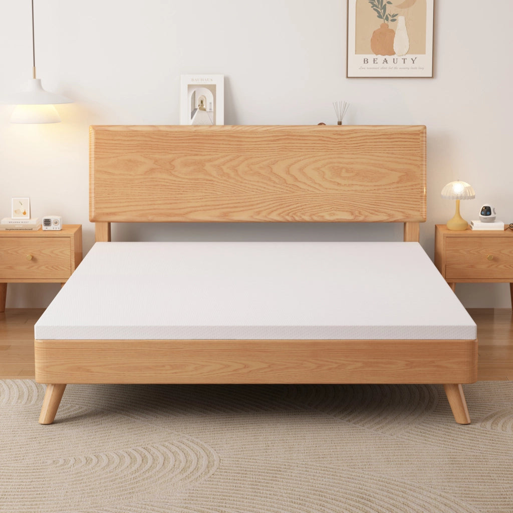 Materasso matrimoniale 180 × 200 cm H3, schiuma QX, fodera sfoderabile e lavabile, certificato Oeko Tex 100, bianco