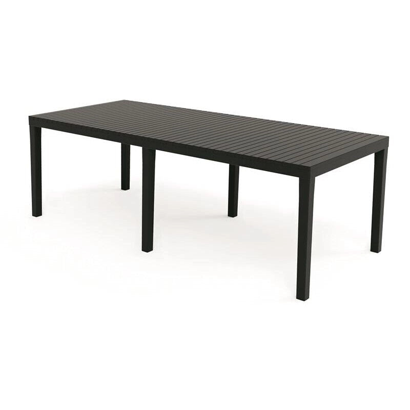 TAVOLO INDO DA ESTERNO ALLUNGABILE  220X90XH72 IN COLORE ANTRACITE