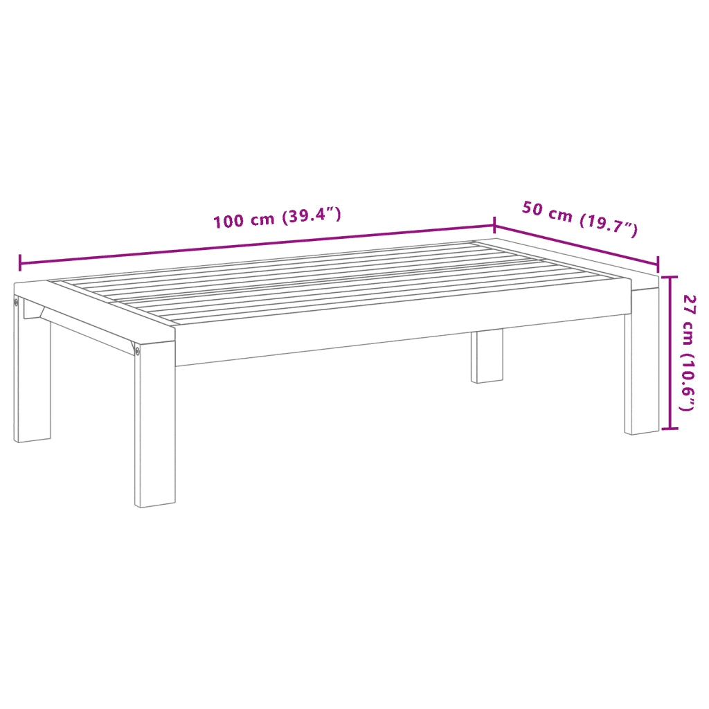 Set Divano da Giardino 5 pz con Cuscini Legno Massello Acacia