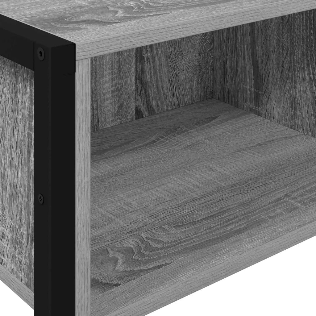 Tavolino | Tavolo laterale Grigio Sonoma 100 x 36 x 75 cm Legno multistrato