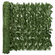 Paravento da Balcone-Pannello per balcone con Foglie Verde Scuro 200x75 cm 495805