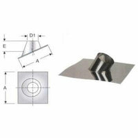 Faldale per tetti inclinati d.11 0 inox aisi316l