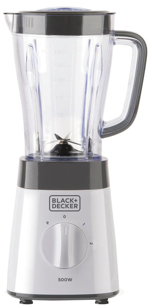 Black+Decker FRULLATORE BXJB500E 500 W con caraffa in plastica 1,5 lt.