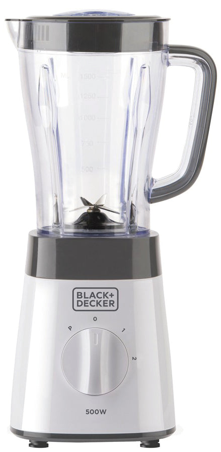 Black+Decker FRULLATORE BXJB500E 500 W con caraffa in plastica 1,5 lt.