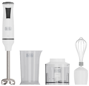 Black+Decker FRULLATORE AD IMMERSIONE BXHBA750E 750 W con accessori
