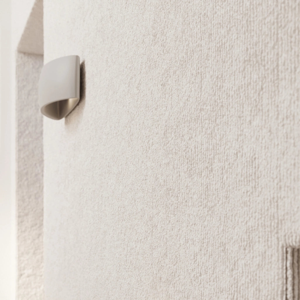 Lampada da parete in ceramica PONTIUS grigio