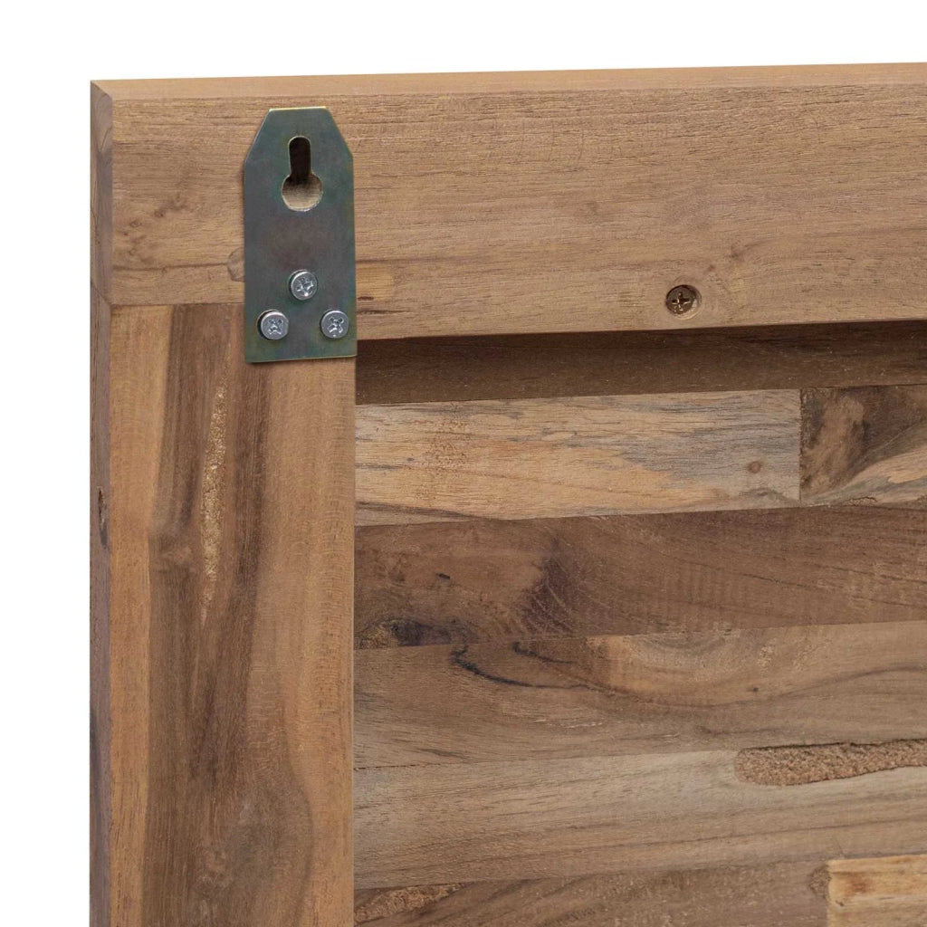 Testiera Naturale Legno di teak solido