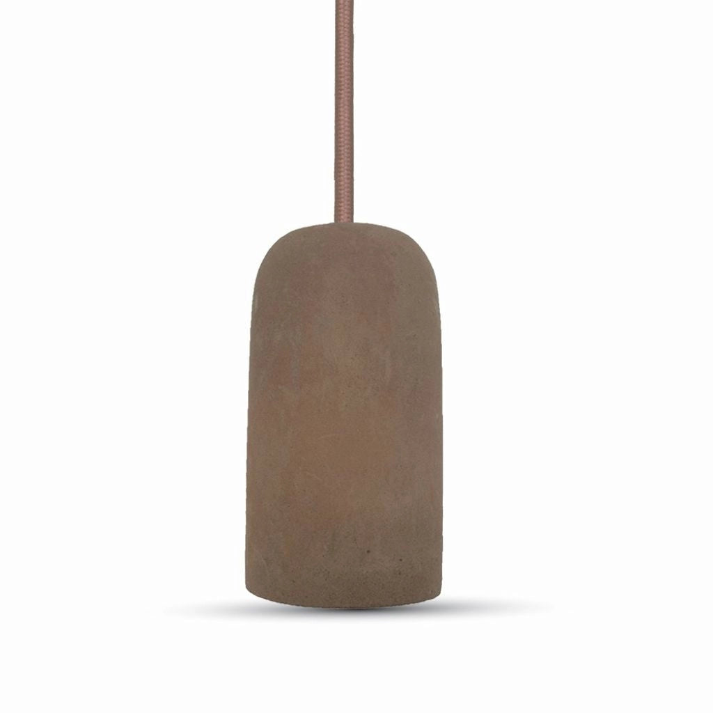 Lampadario in sospensione da interno colore marrone chiaro