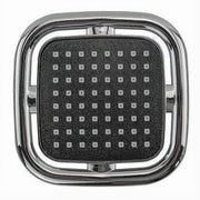 Trade Shop - Soffione Doccia Quadrato 11x11 Cm Ugelli Fori Bagno Miscelatore Accessori 69281 -