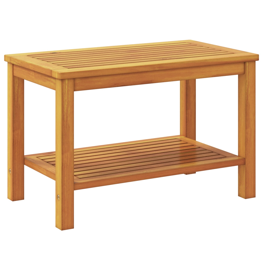 Tavolino da caffÃ¨ 70x40x45 cm in legno massello di acacia