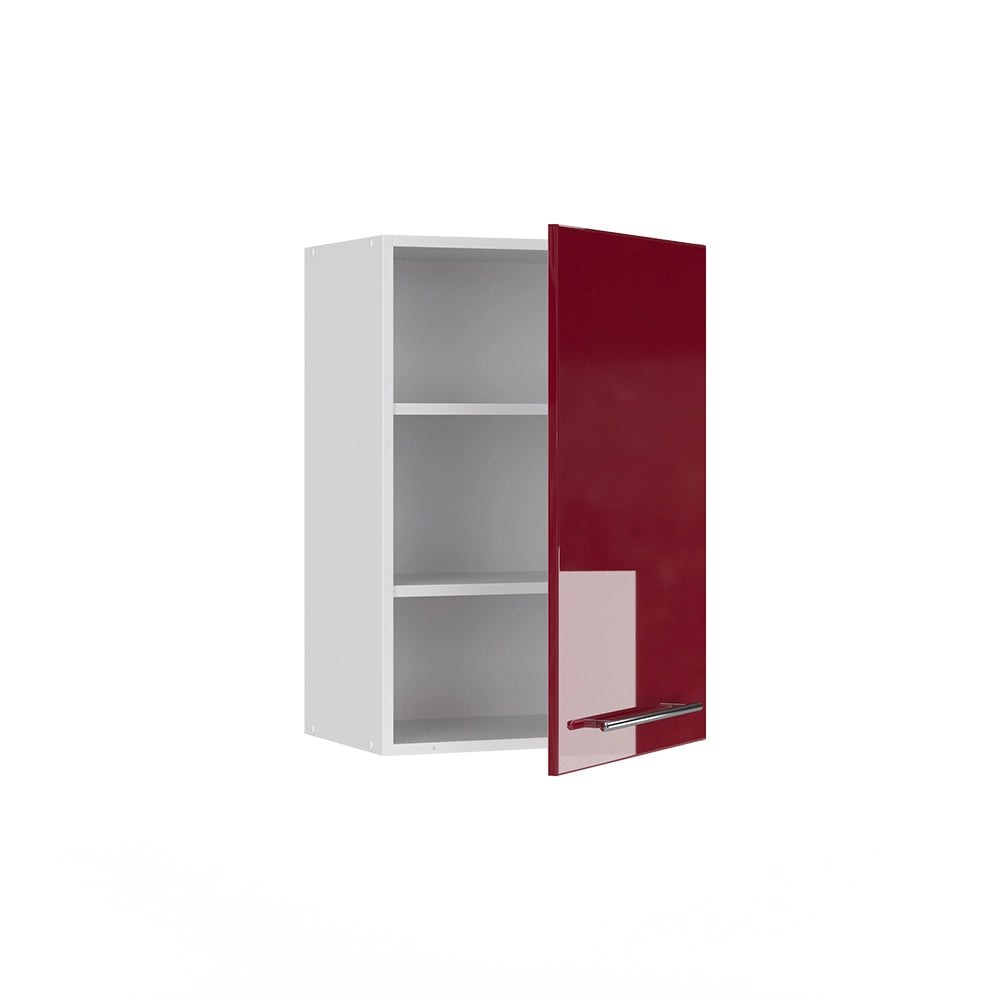 Vicco Pensile da cucina Rosso bordeaux lucido 50 cm