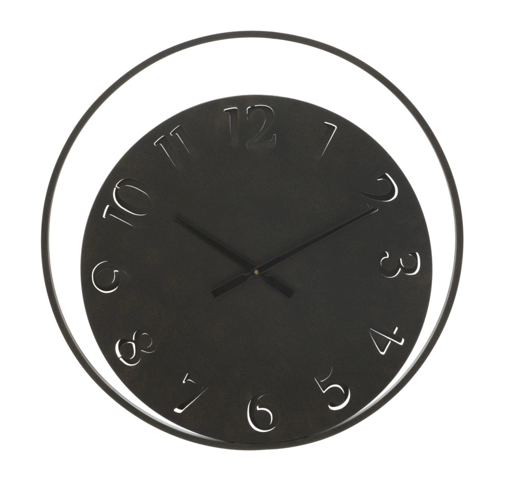 Orologio da muro Circle industrial dark 60x4,5cm