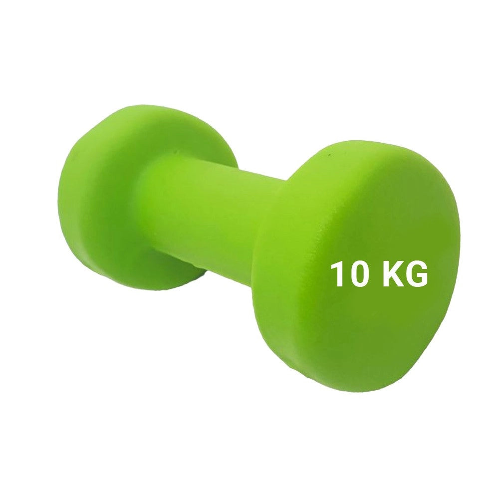 Trade Shop - Manubrio Singolo 10 Kg In Vinile Allenamento Esercizi Casa Palestra Workout Fit -