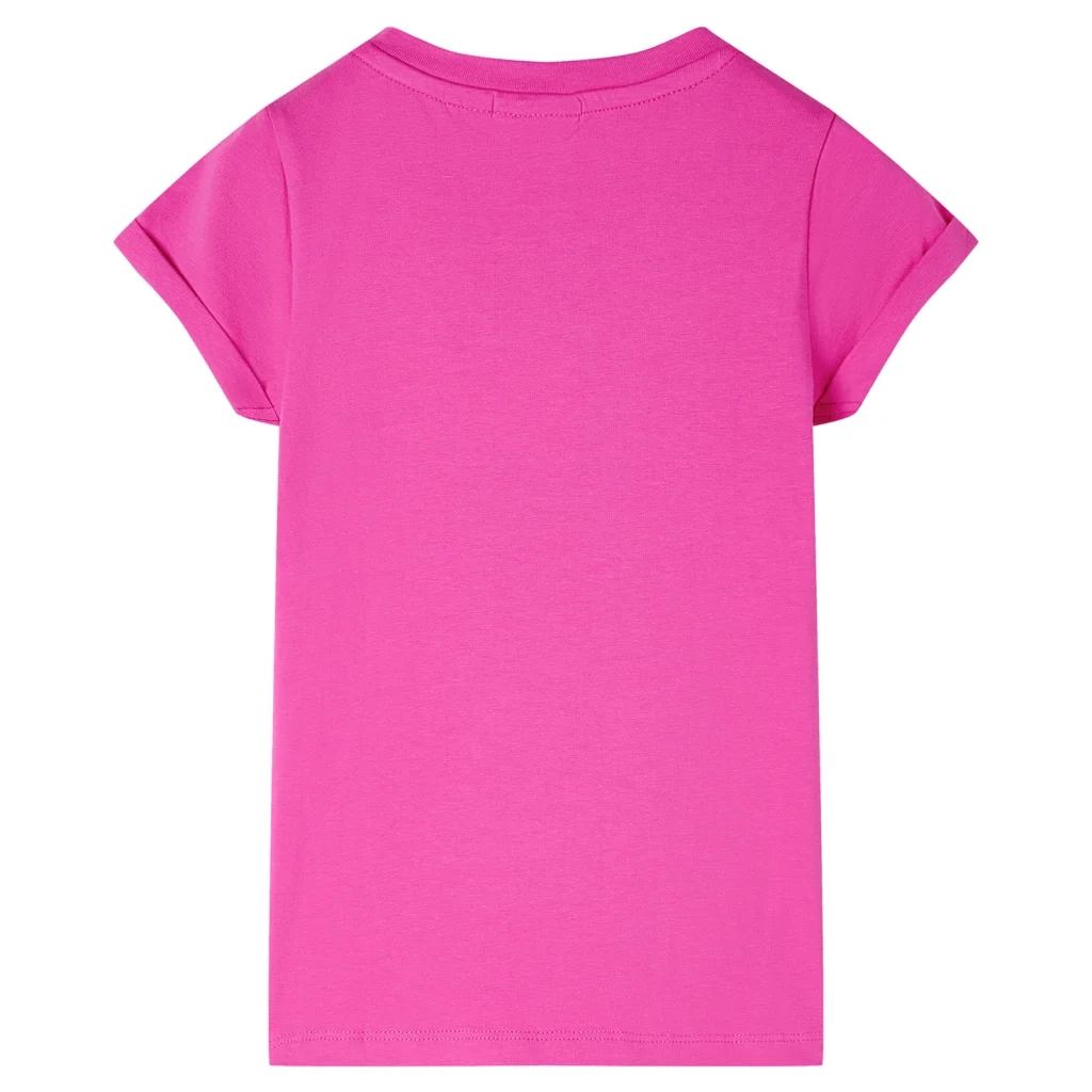 Maglietta da Bambina Rosa Scuro 116