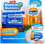 Pistola Sparabolle Buncho Bubbles, Mini pistola sparabolle motorizzata,Zuru, Eta 3+