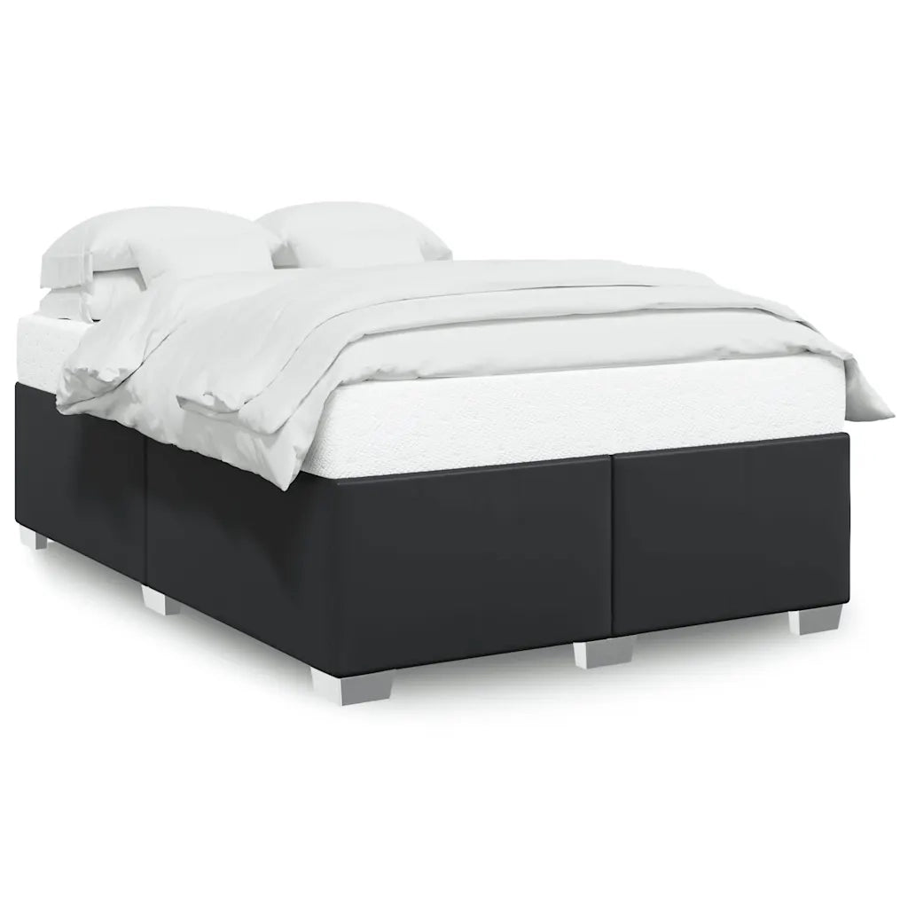 Struttura letto senza Materasso Nera in Similpelle 3284579