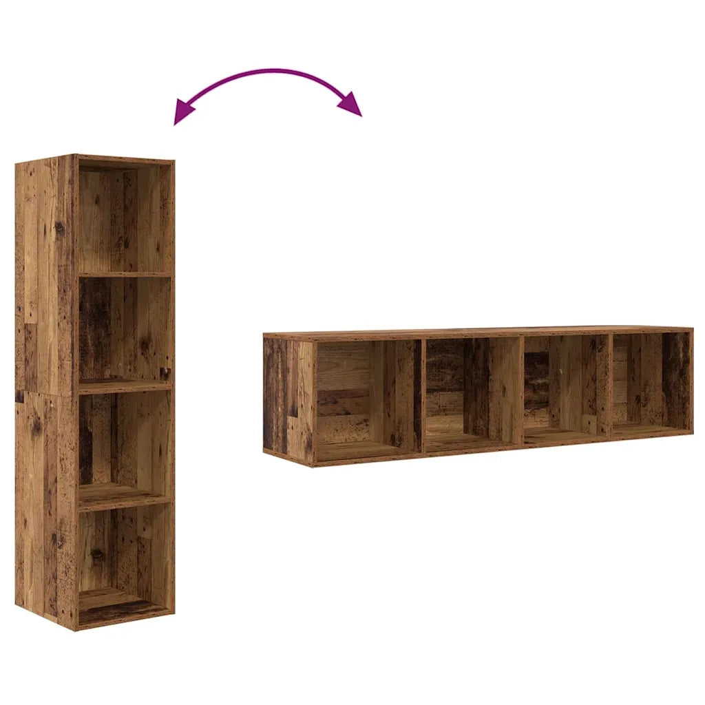 Set mobile TV 2 pcs Marrone 37 x 37 x 142,5 cm 3393537