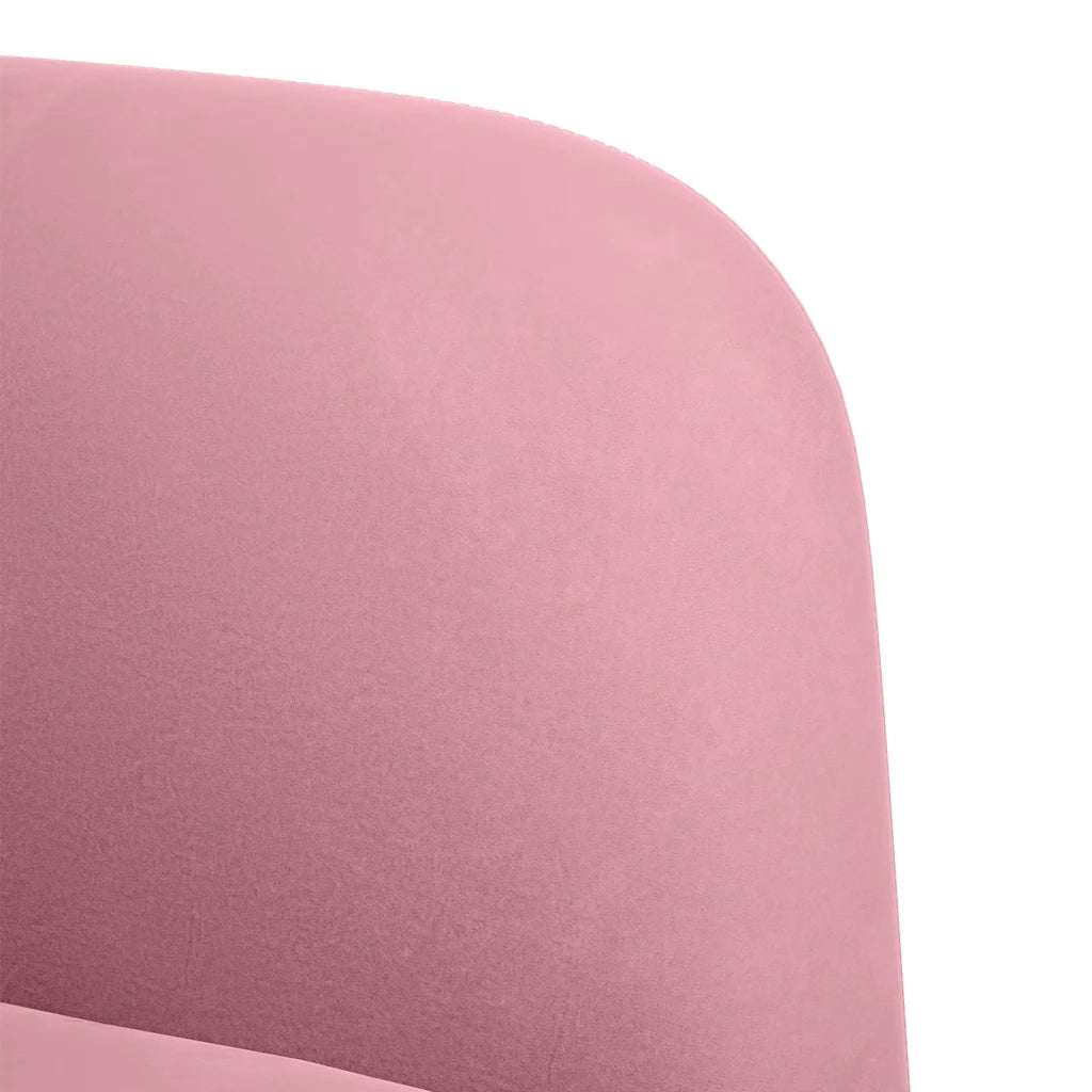 Divano Divanetto Rosa 109 cm in Velluto 4100590