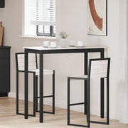 Tavolo da bar Bianco 110 x 55 x 105 cm Pino massello 892804
