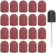 Set di punzoni per manicure e pedicure da 20 pezzi - punzoni per unghie - set di strisce abrasive - facile da installare - duraturo e efficiente