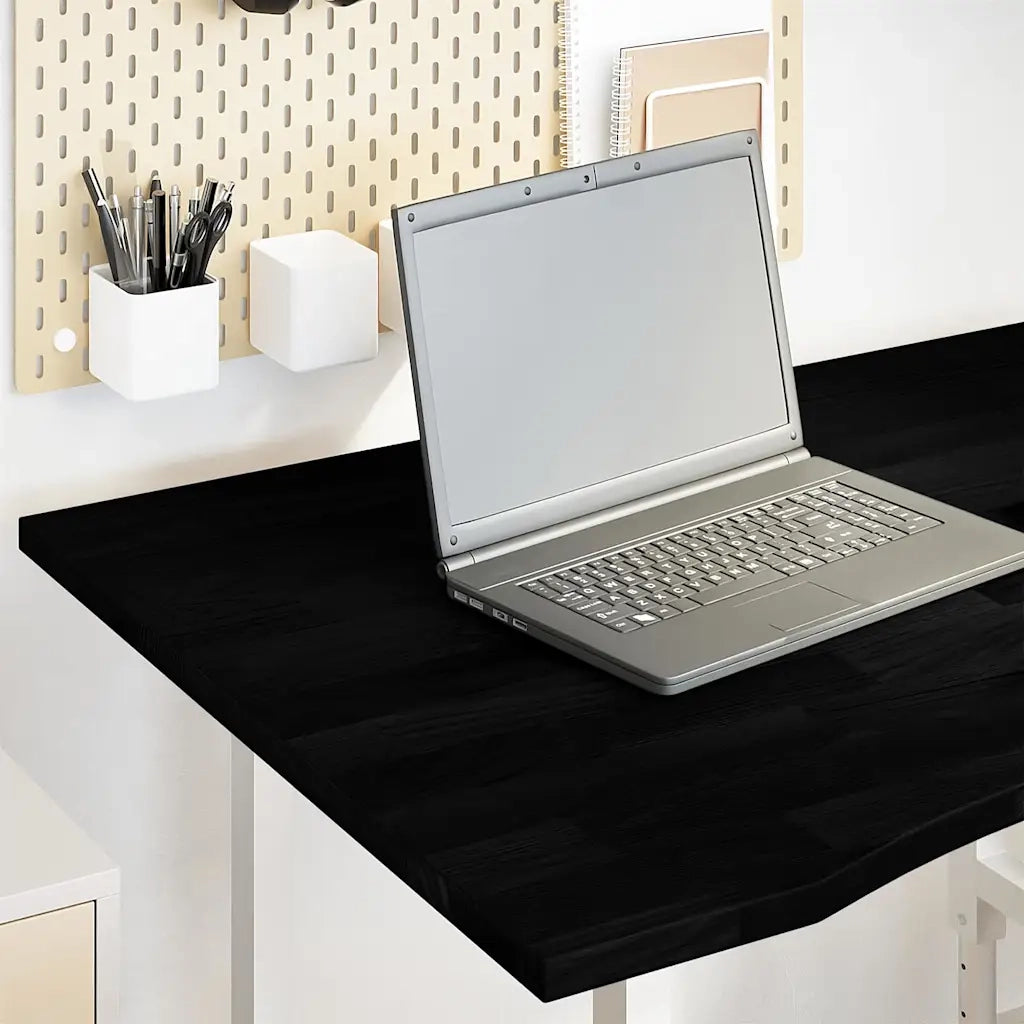 Piano Scrivania Marrone Scuro 100x80x2,5 cm in Rovere Massello 4009036