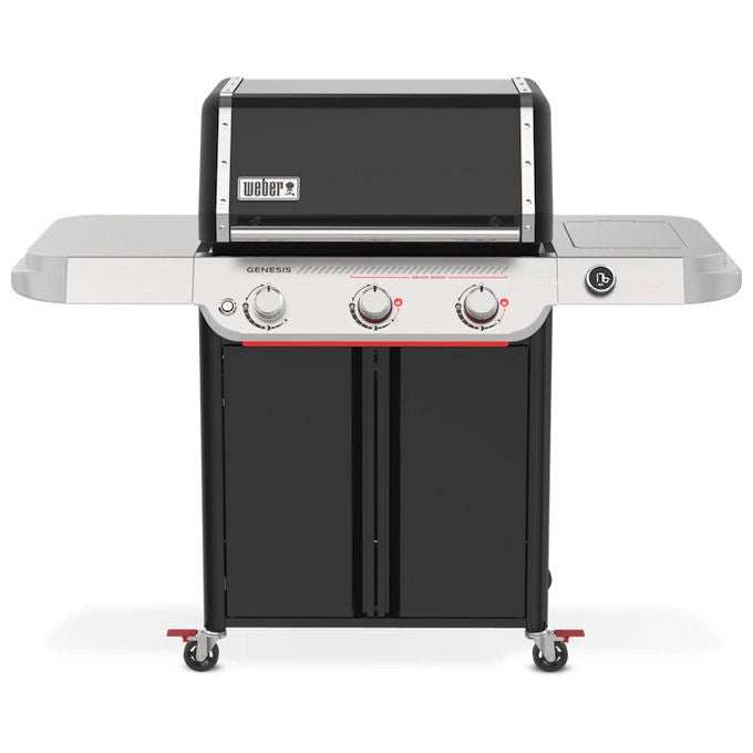 Weber Barbecue a Gas E-325W Nero Acciaio Inox 3 Bruciatori GPL 14360 W