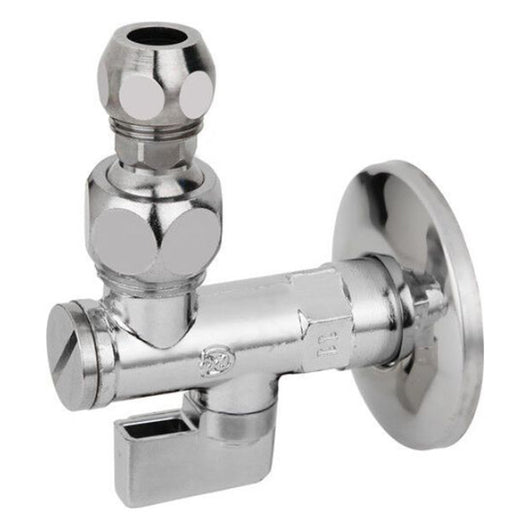 Rubinetto a sfera arresto per bidet lavandini chiusura a leva con filtro anticalcare 1/2-3/8-10 mm *** colore cromato...
