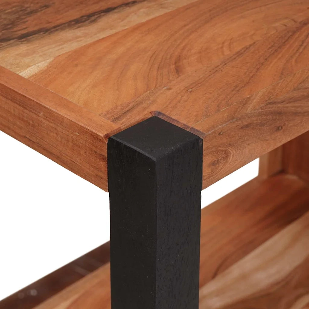vidaXL Libreria Marrone, Nero 50 x 30 x 110 cm