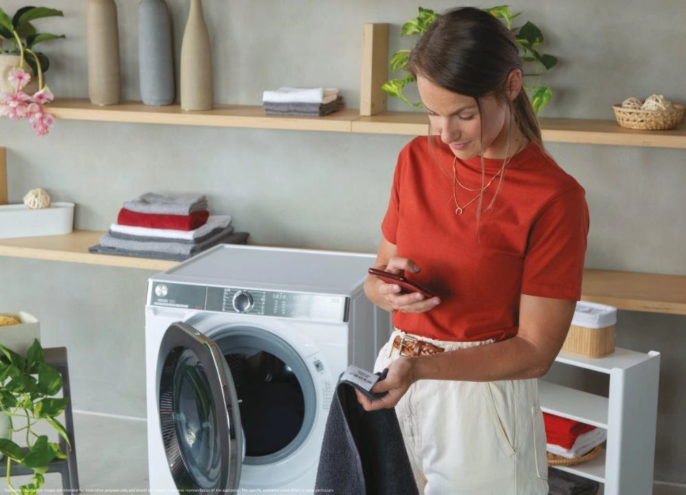 Hoover H-WASH 550 H5WPB610AMBC8-S lavatrice Caricamento frontale 10 kg 1600 Giri/min Bianco