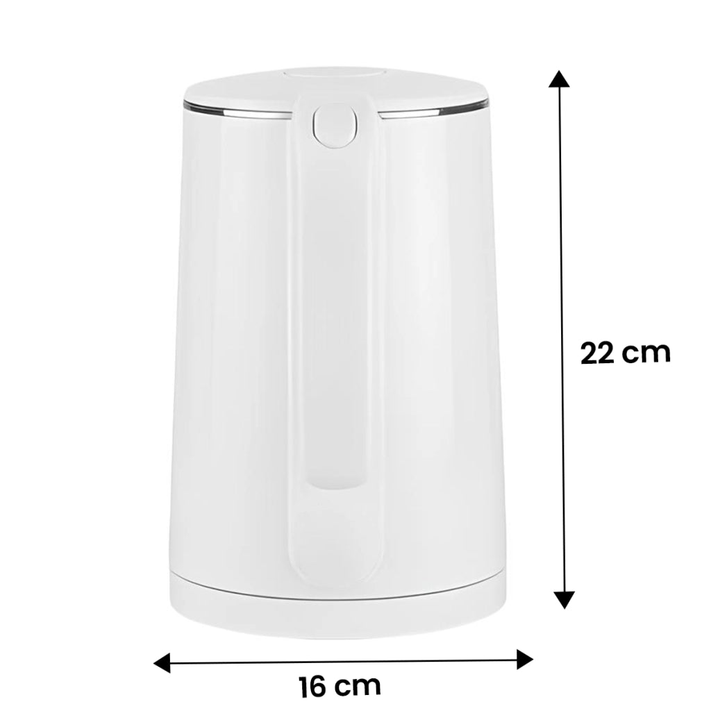 Bollitore Elettrico 0.9L 1500W con Spegnimento Automatico Riscaldamento Rapido Bianco Avizar