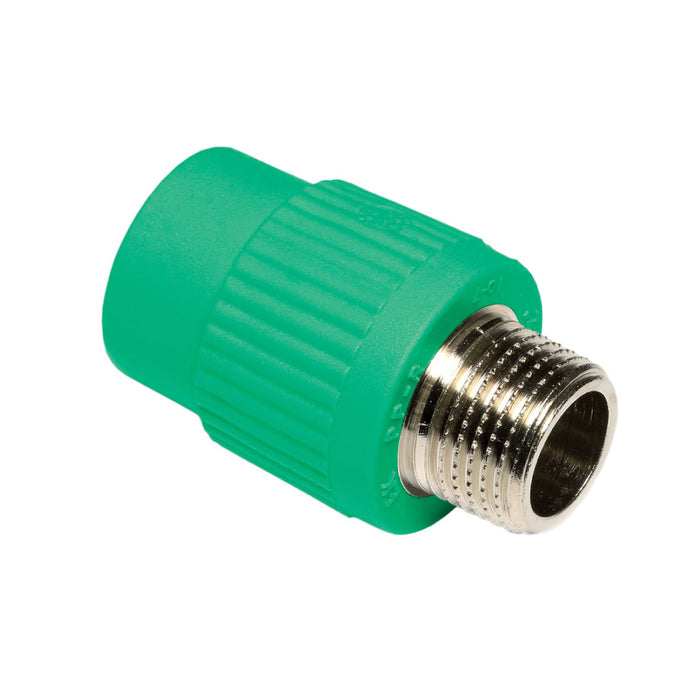 RACCORDO DIRITTO IN POLIPROPILENE FILETTATO MASCHIO SERIE TIGRIS GREEN - Ø90 X 3  - WAV