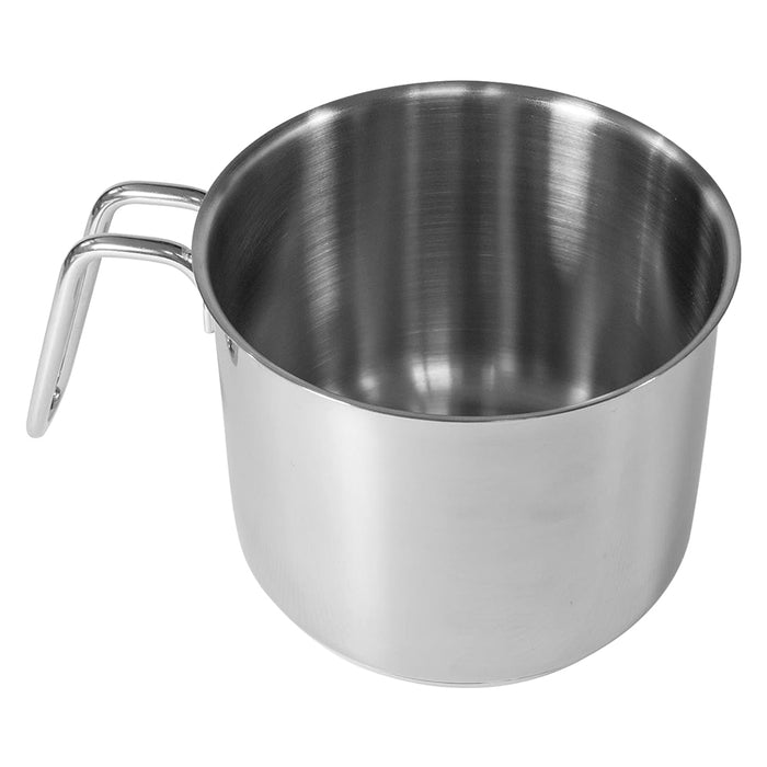 BOLLILATTE ACCIAIO 'ALLEGRO INOX' Ø cm. 12  - MONETA