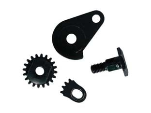 DADO+VITE+FERMO+AMMORTIZZATORE PER FORBICE PROFESSIONALE SPALLA ROSSA- - ricambio per forbice professionale 81003 - 81049 - 1 pezzi AUSONIA