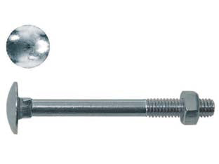 CAVICCHIA ACCIAIO TESTA TONDA CON DADO IN BLISTER- - ø mm.8x50 in blister pz.10 (B) - 5 blister AMBROVIT