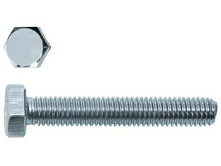 VITI PER METALLO 8.8 TESTA ESAGONALE INTERAMENTE FILETTATE IN BLISTER- - ø mm.8x30 in blister pz.15 (B) - 5 blister AMBROVIT