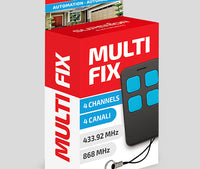 RADIOCOMANDO UNIVERSALE 'MULTI-FIX' 4 canali - multi freq. 433,92 / 868.35 MHZ Mhz  - SUPERIOR