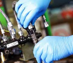 GUANTI NITRILE MONOUSO 'N73' resistant (4,5 gr) - tg. M  - REFLEXX