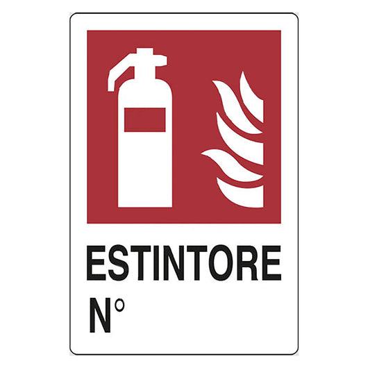 CARTELLO SEGNALETICA ESTINTORE antincendio - EUROSIGNALS