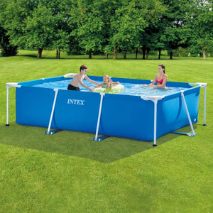 PISCINA FRAME RETTANGOLARE C/TELAIO PORTANTE S/POMPA CM.300X200X75H.  capacitÃE lt.3834  peso kg.20,5 (25272)    INTEX